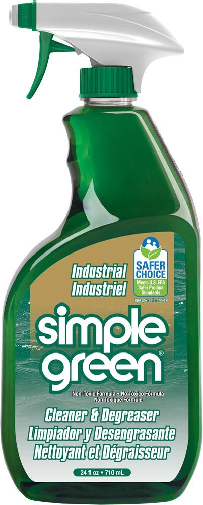 Simple Green, SMP13006, Industrial Cleaner/Degreaser, 1 / Each, Dark Green, 5 Gallons (Pack of 1)