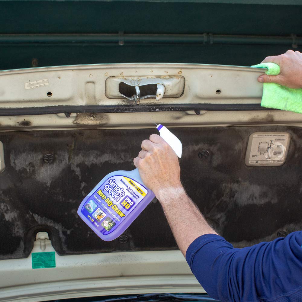 Simple Green Pro HD Purple Concentrated Cleaner & Degreaser - Heavy Duty, Professional, Automotive, Restaurant, Grills, Ovens (32 oz Spray @Heavy Strength and 1 Gal Concentrate Refill)