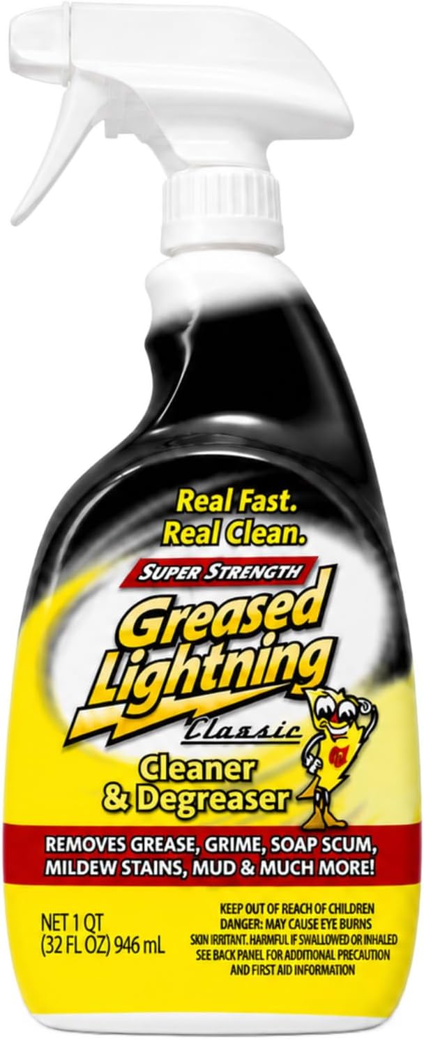 Greased Lightning Super Strength Multi-Purpose Cleaner & Degreaser, 32 fl oz (1) (3 pack)