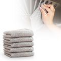 Cecurpo Multipurpose Wire Dishwashing Rags, New Silver Stainless Steel Dishwashing Cloth for Wet and Dry, Reusable Premium Metal Scrubbing Pads Sponge Clean Tool for Home Kitchen (5)