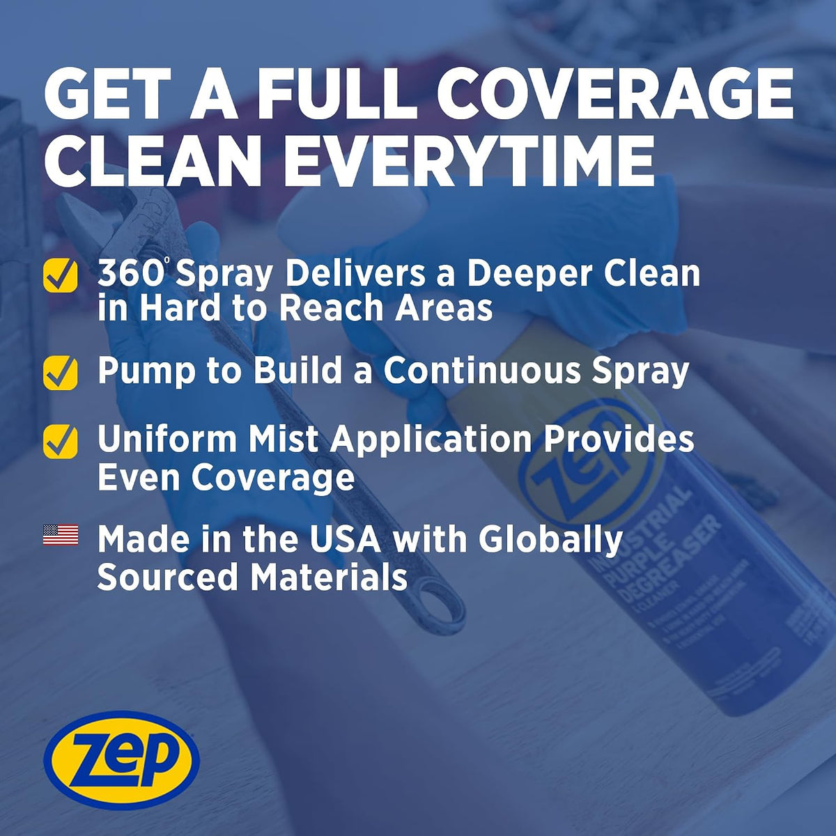 Zep Industrial Purple Degreaser & Cleaner Flarisol – 16 oz. - R42320 - Effectively removes tough stains, grease, and grime from machinery, tools, and equipment.