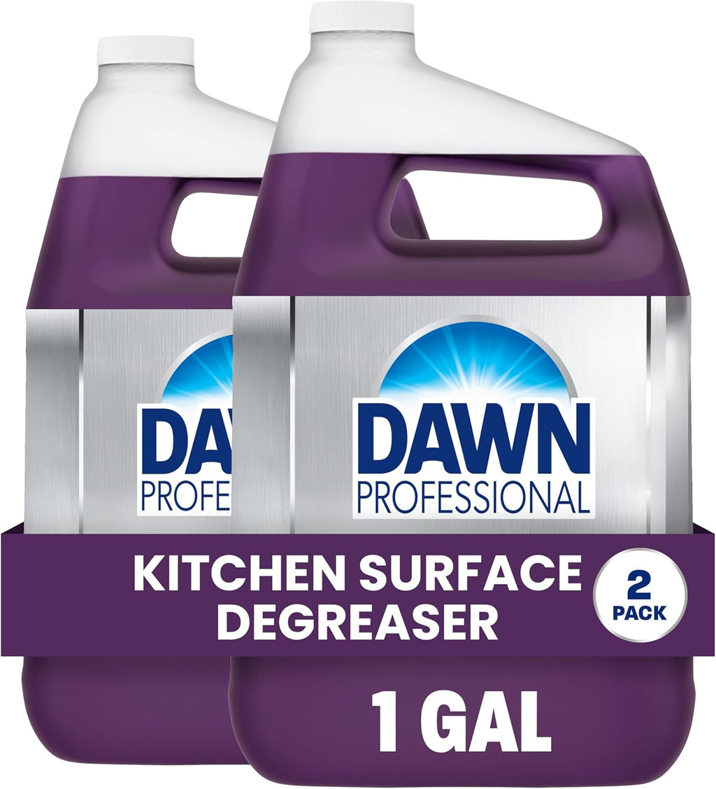 Dawn PRO Kitchen Surface Degreaser Refills, Commercial Use (1 gal, 2 pack)