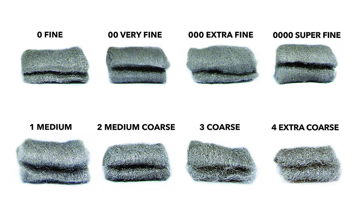 Red Devil 0321 Steel Wool, 000 Extra Fine (Pack of 8)