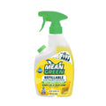 Mean Green Refillable Ultra Powered Multi-Purpose Cleaner Concentrate, Citrus & Green Tea, 14.3 fl oz (2-Pack) – Plant & Mineral Based, Cuts Through Grease & Grime, Refillable Bottle Makes 4X Refills