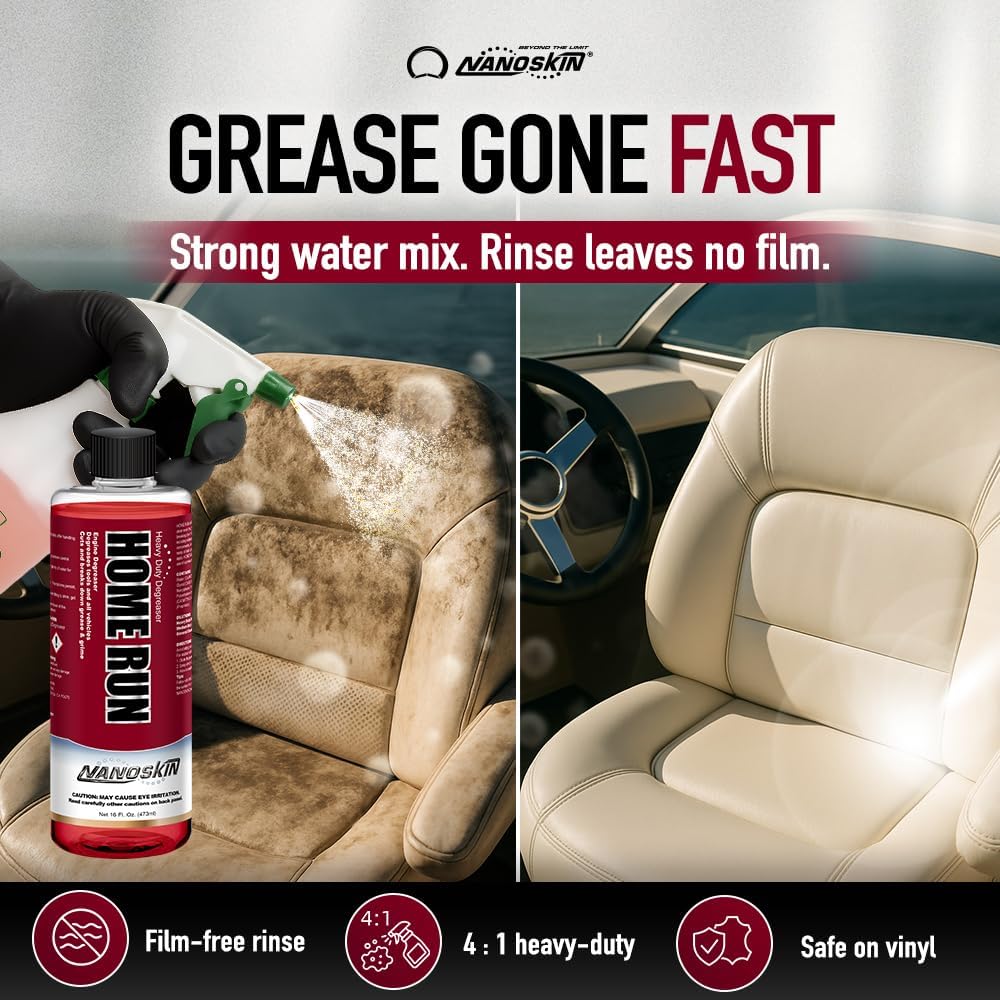 Nanoskin HOME RUN Degreaser for Oil and Grease Removal, 5 Gallon