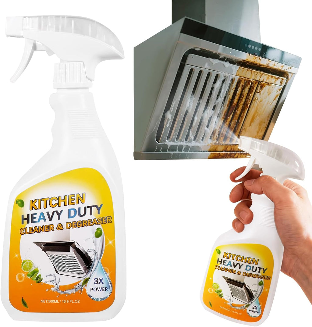 Degreaser Cleaner Heavy Duty Spray: Foaming Kitchen Spray for Cookware