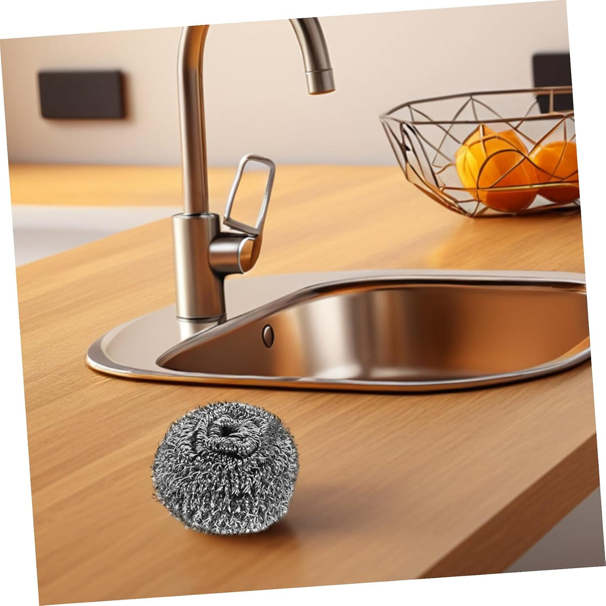 20pcs Steel Wool Scrubber Balls Silver Wire Scouring Pads