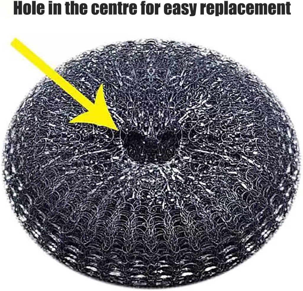 Replace Wire Cleaning Balls Steel Wool Pan Sponge Metal Dish Scrubber Pot Brushe Kitchen Scrub Super Scrub 6Pcs