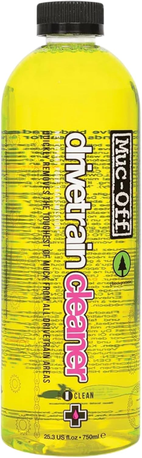Muc-Off Bio Drivetrain Cleaner, 500 Milliliters - Effective Biodegradable Bicycle Chain Cleaner and Degreaser Spray - Suitable for All Types of Bike
