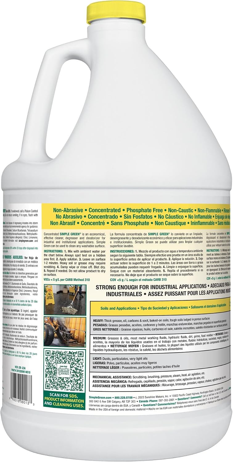 SMP14010 - Simple Green Industrial Cleaner and Degreaser