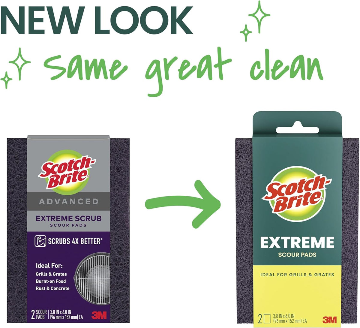 Scotch-Brite Advanced Extreme Scrub, 12 Pack