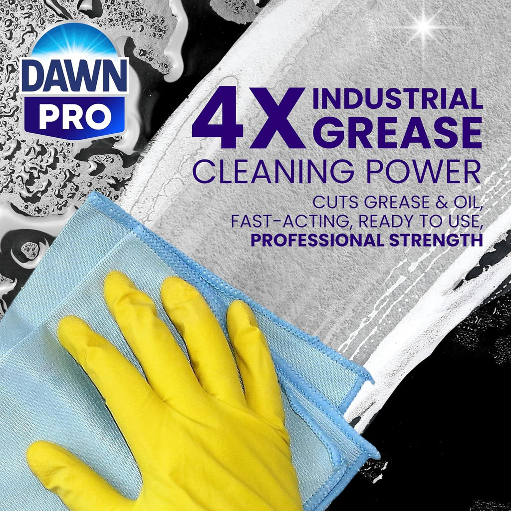 Dawn PRO Industrial Surface Degreaser, Bulk Grease Cleaner (32 oz, 6 pack)