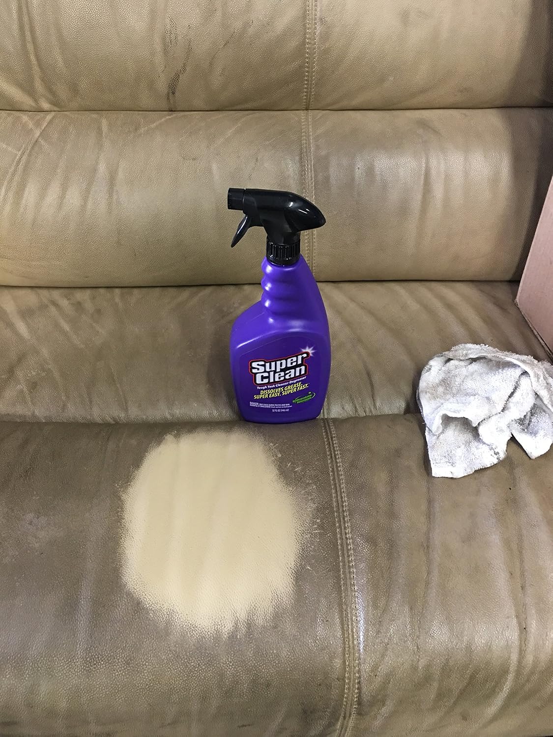 SUPERCLEAN Cleaner/Degreaser: Water-Based, Trigger 32oz Spray Bottle, 2 Pack